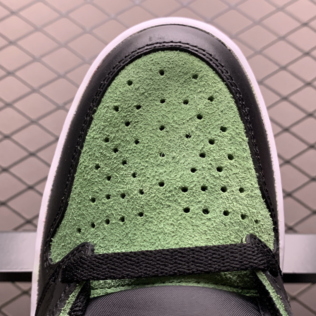 360 B级版本 Air Jordan 1 High Zoom ” Zen Green ” 黑绿 AJ1 乔1 男子文化篮球 CK6632-002 完