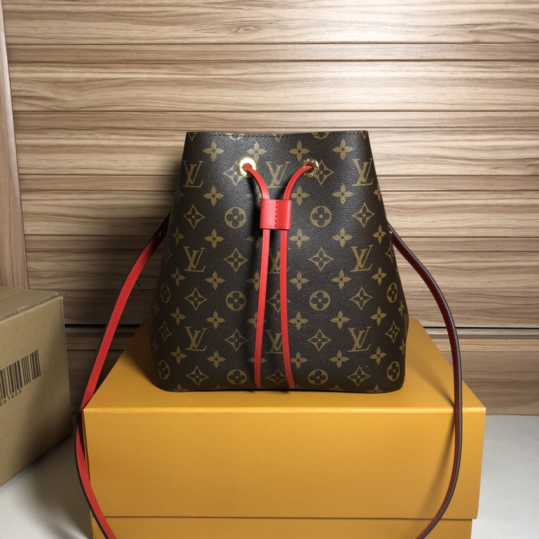 Louis Vuitton Handbags Bucket Bags Designer Fake
 Red Epi Cowhide M44021