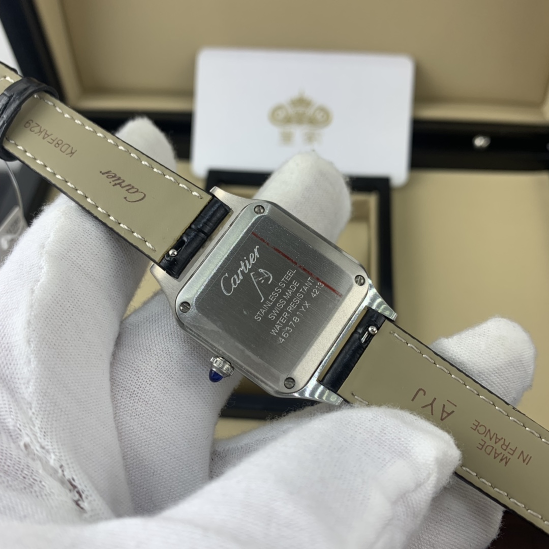 Cartier 皇家 卡地亚山度士超薄女表