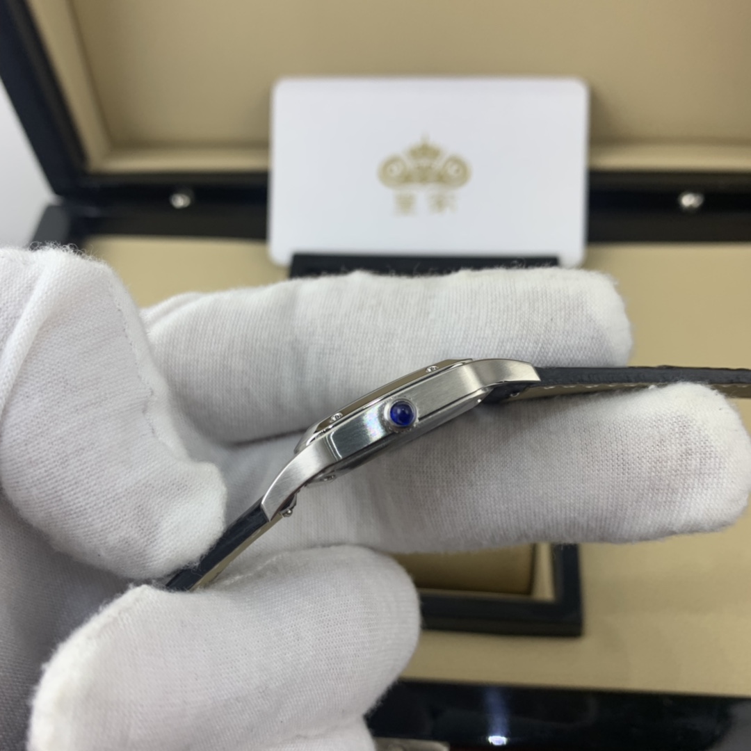 Cartier 皇家 卡地亚山度士超薄女表