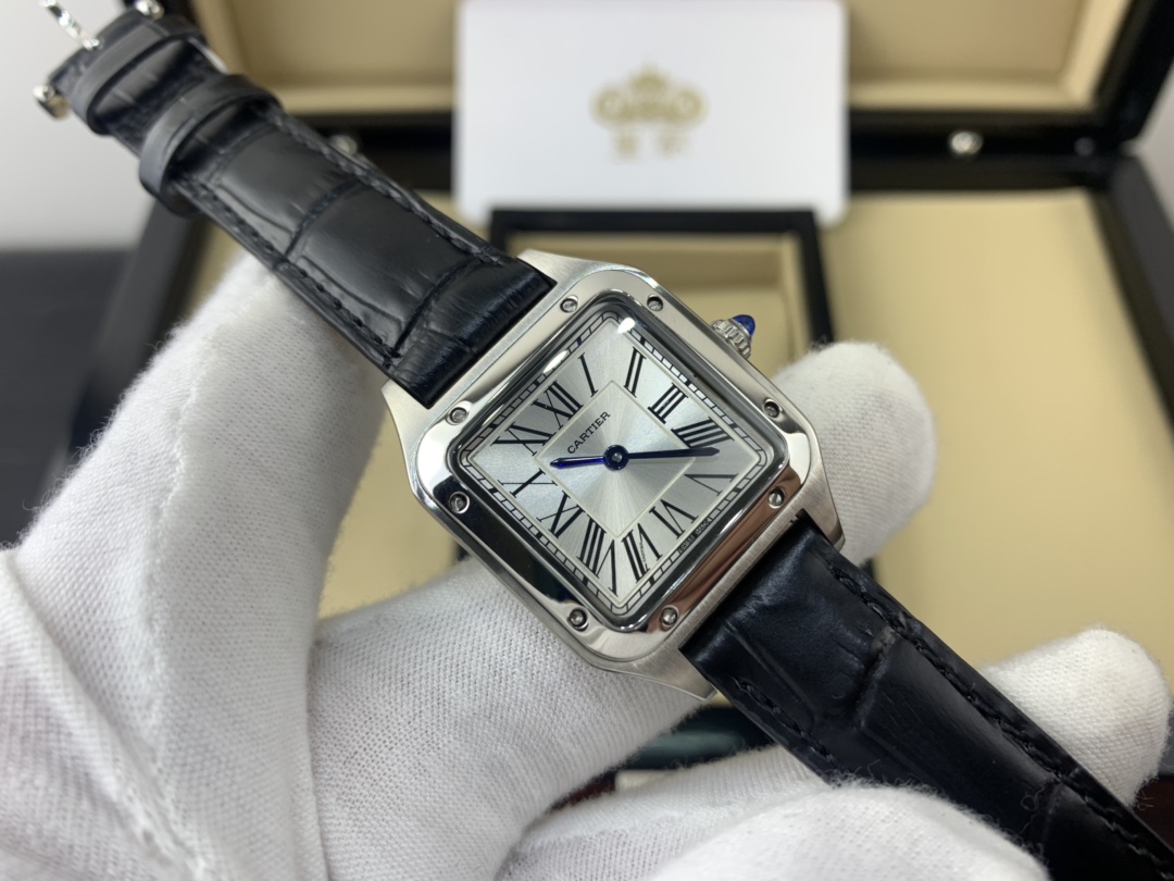 Cartier 皇家 卡地亚山度士超薄女表