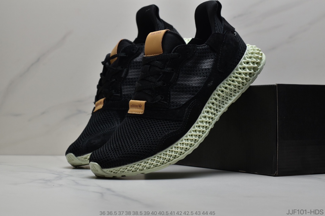 135 阿迪达斯adidas ZX4000 4D休闲运动慢跑鞋 货号：BD7931
