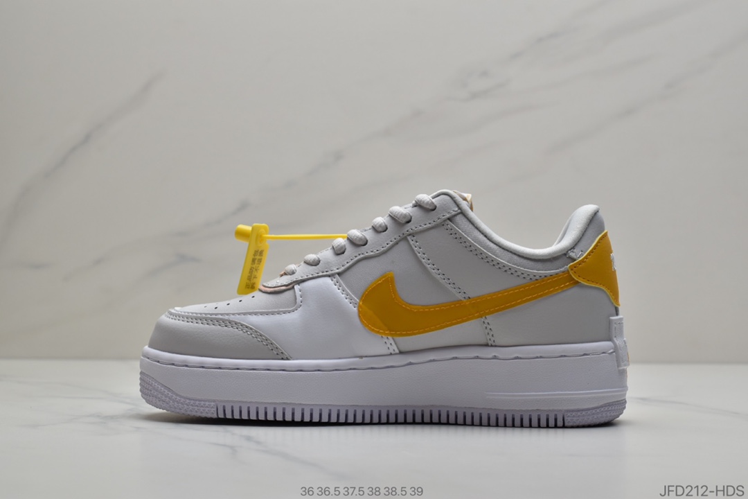 170 公司级 How are you  Air Force 1 Shadow 白黄粉CQ9503-001