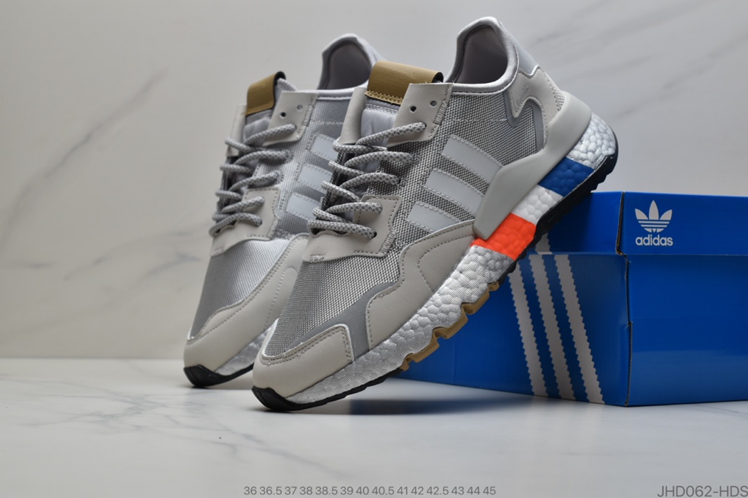190 公司级 Adidas Nite Jogger 2020 Boost联名夜行者复古跑鞋FX 1397