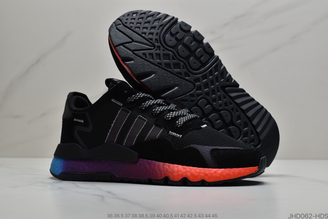 190 公司级 Adidas Nite Jogger 2020 Boost联名夜行者复古跑鞋FX 1397