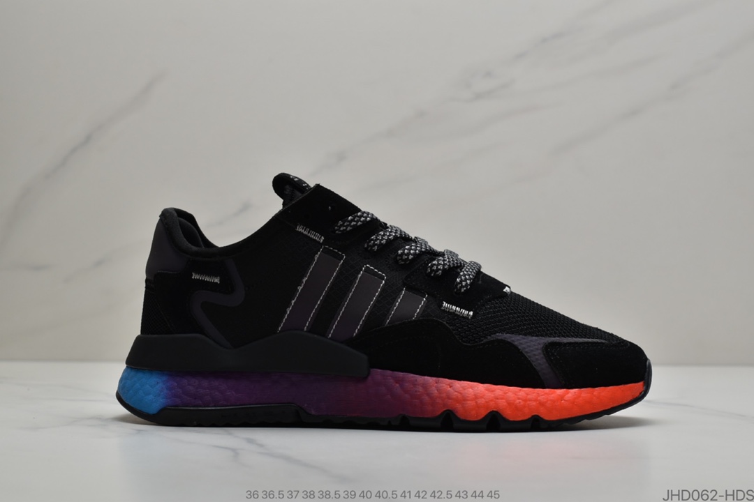 190 公司级 Adidas Nite Jogger 2020 Boost联名夜行者复古跑鞋FX 1397