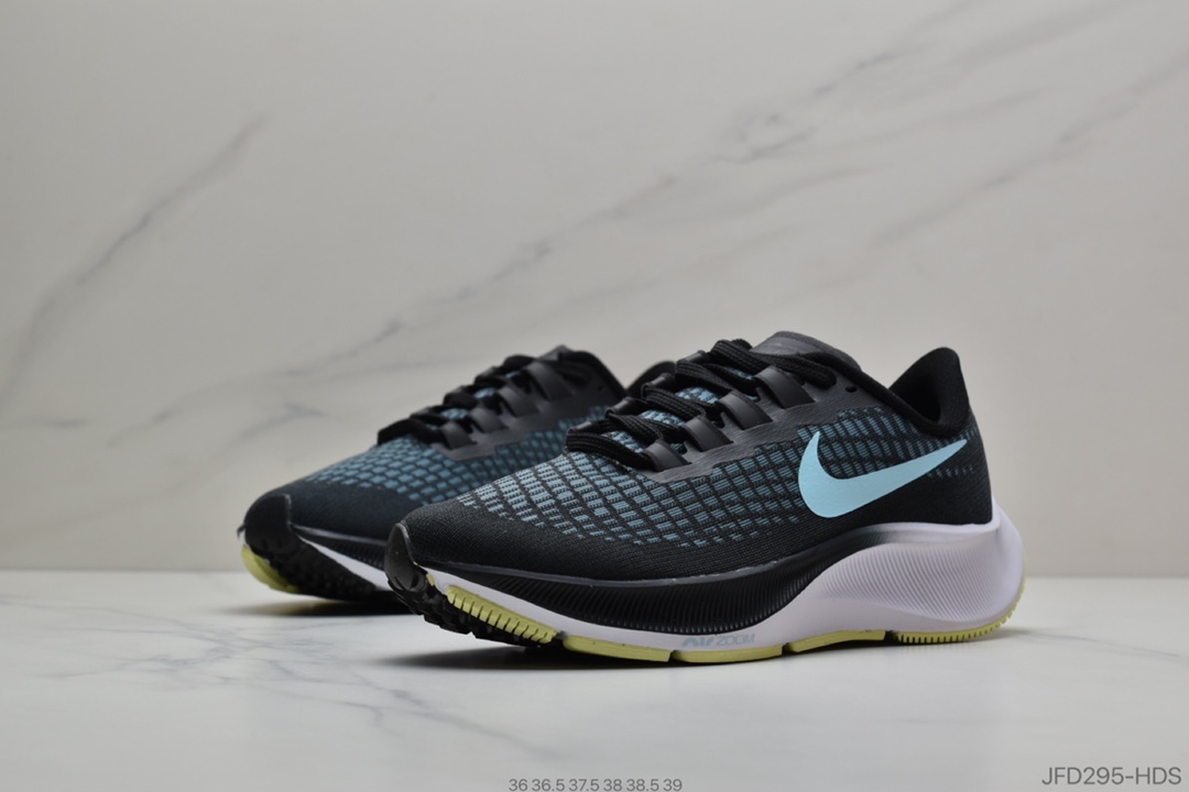 170公司级 耐克NIKE Zoom Pegasus 37 Turbo 2登月37代  透气缓震疾速跑鞋 BQ9647-004