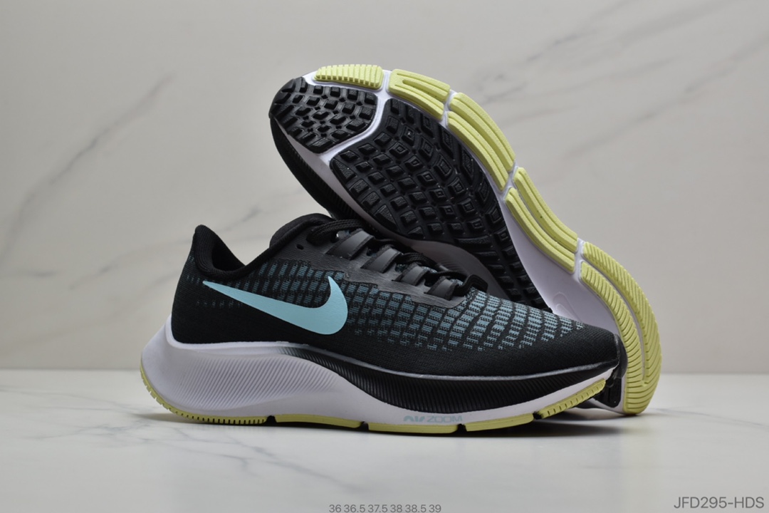 170公司级 耐克NIKE Zoom Pegasus 37 Turbo 2登月37代  透气缓震疾速跑鞋 BQ9647-004