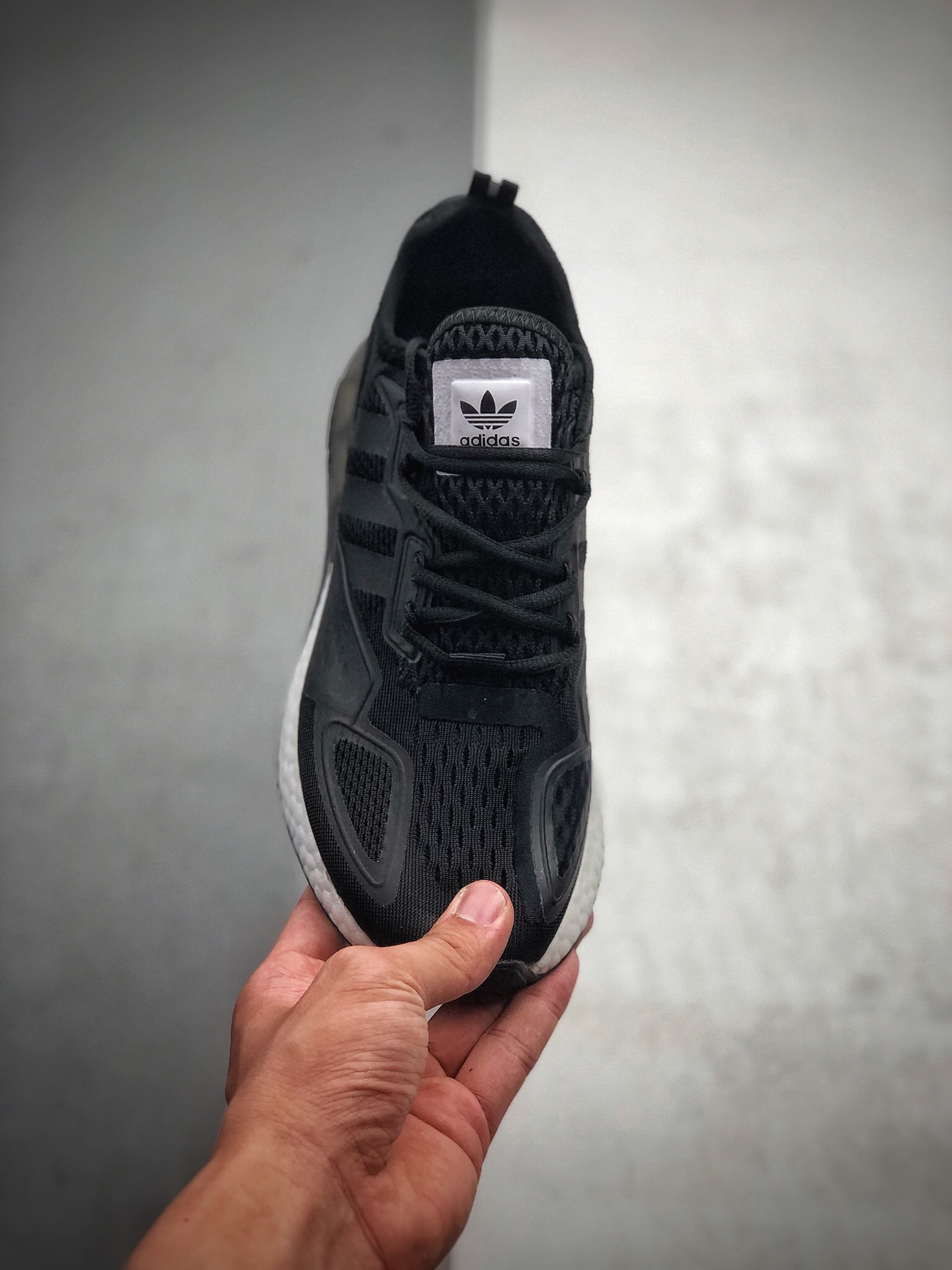 190  Adidas 阿迪达斯 ZX 2K  爆米花中底跑鞋  货号：FV7476