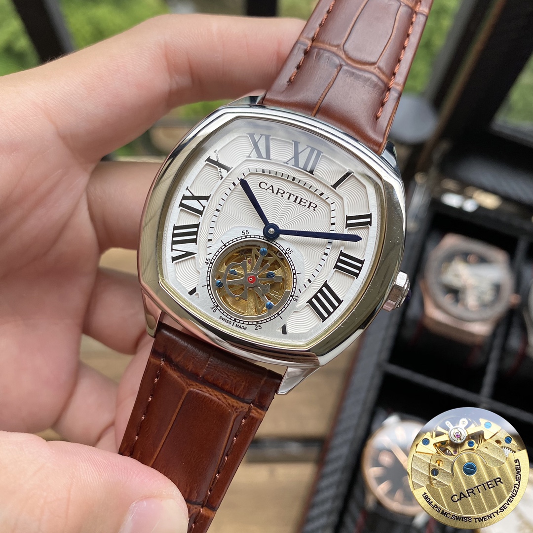 Cartier 大飞轮 八辺型壳款 高級自動機械腕時計