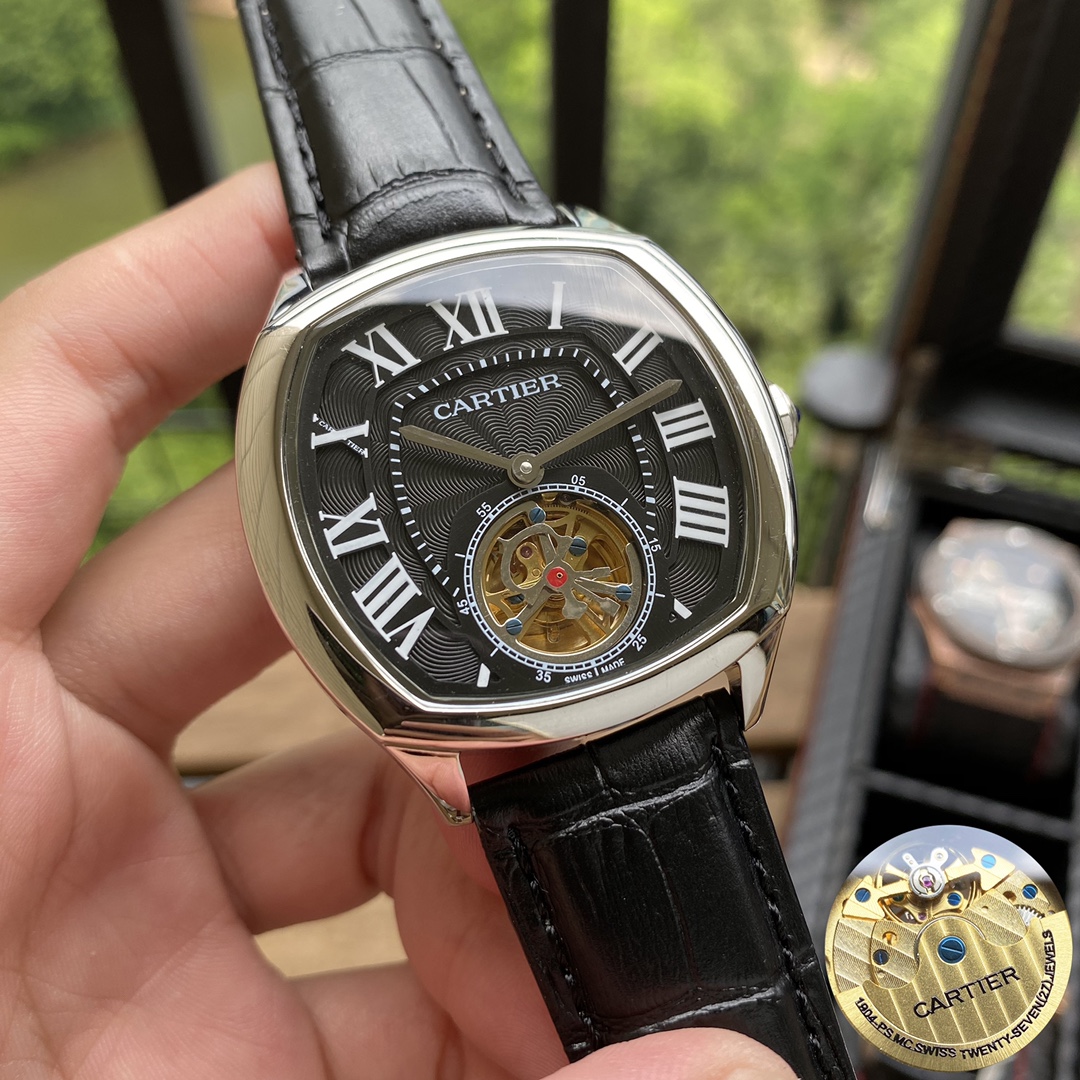 Cartier 大飞轮 八辺型壳款 高級自動機械腕時計