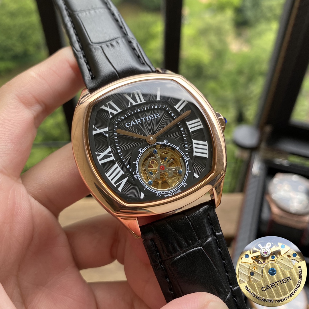 Cartier 大飞轮 八辺型壳款 高級自動機械腕時計