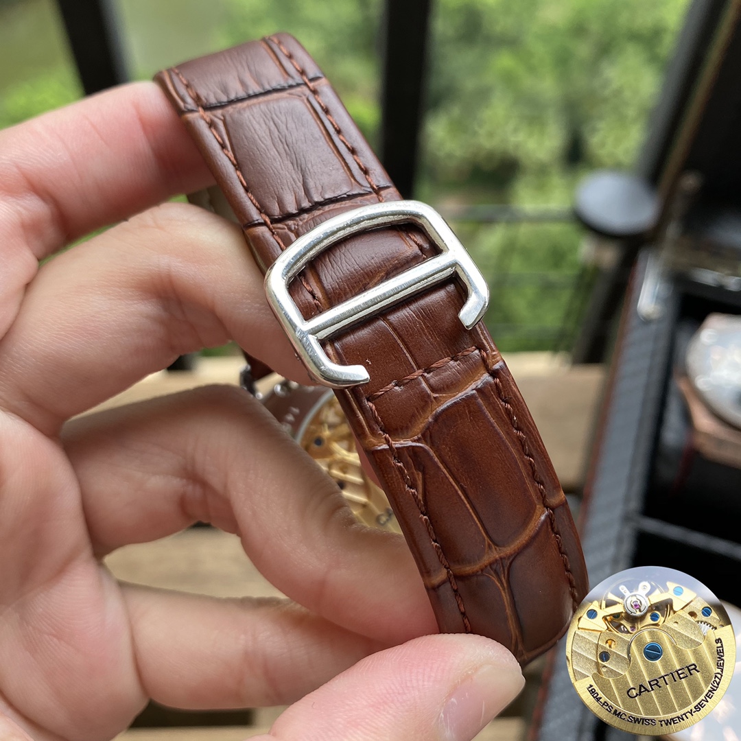 Cartier 大飞轮 八辺型壳款 高級自動機械腕時計