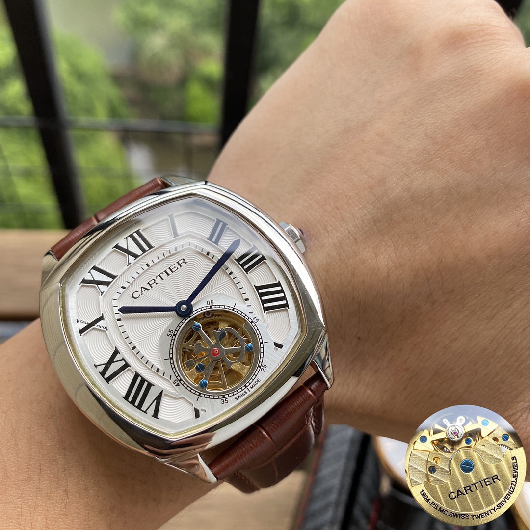 Cartier 大飞轮 八辺型壳款 高級自動機械腕時計