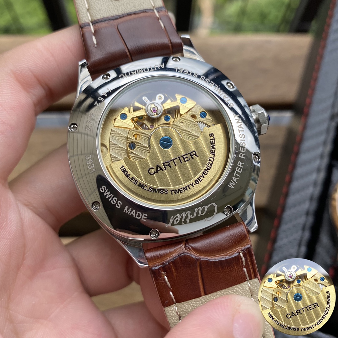 Cartier 大飞轮 八辺型壳款 高級自動機械腕時計