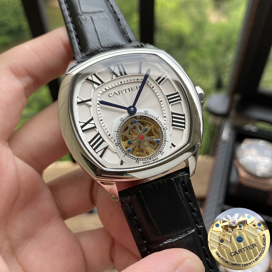 Cartier 大飞轮 八辺型壳款 高級自動機械腕時計