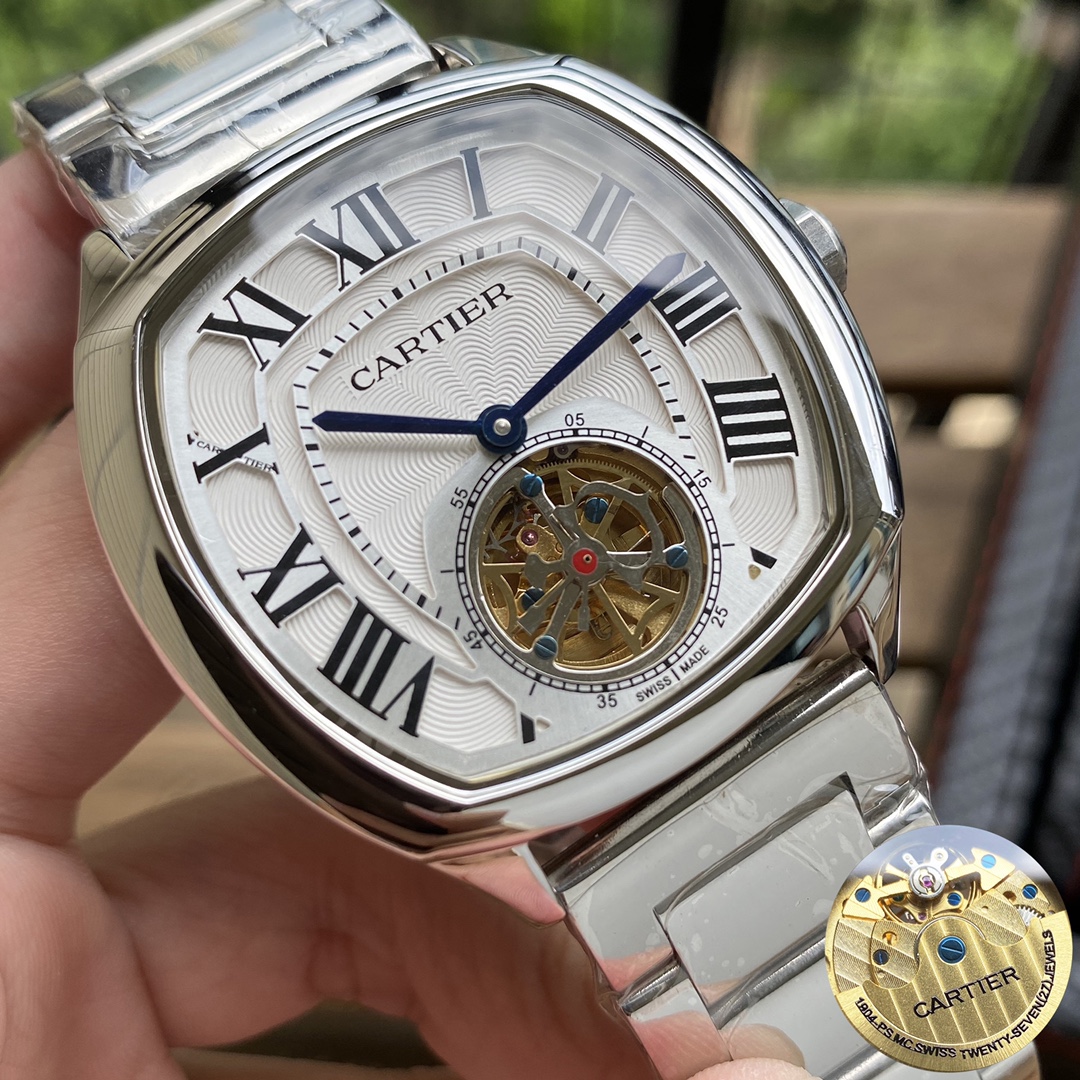 カシオ 大飞轮 八辺型壳款 メンズ腕時計 真牛皮ベルト