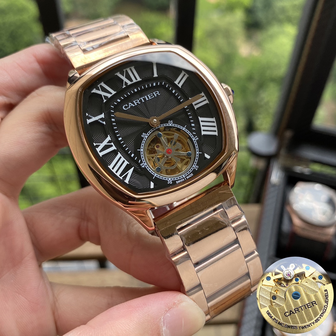 カシオ 大飞轮 八辺型壳款 メンズ腕時計 真牛皮ベルト