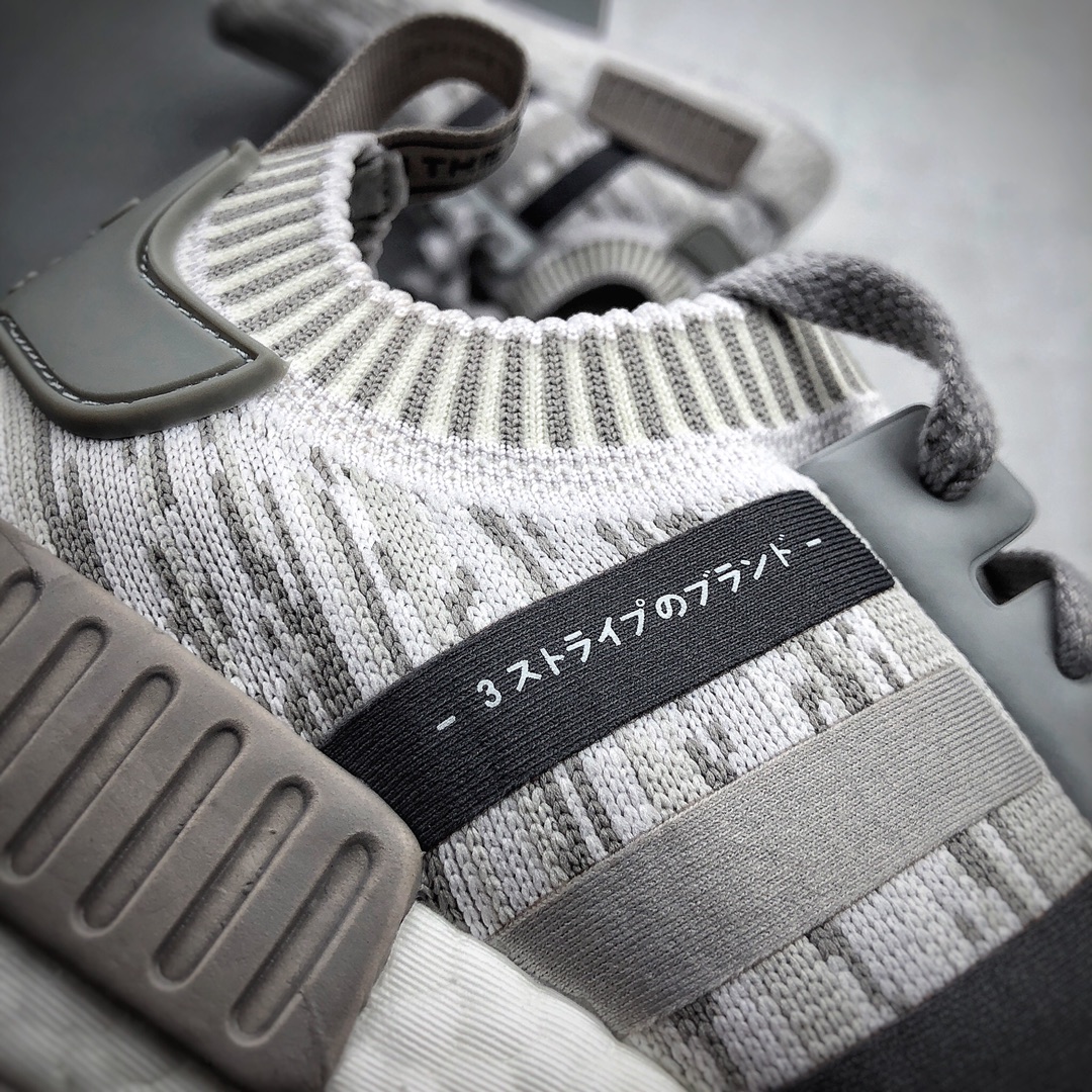 200 Adidas NMD R1  Primeknit Triple Black原装进口BoostBY9865
