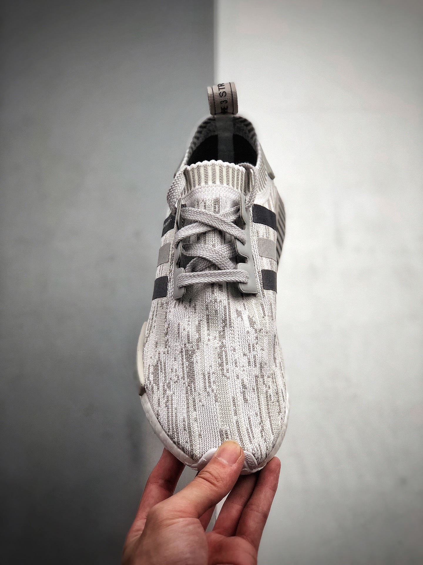 200 Adidas NMD R1  Primeknit Triple Black原装进口BoostBY9865