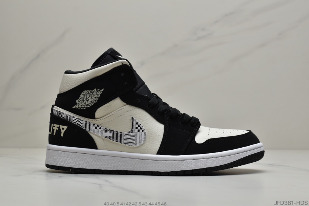 170 公司级  乔丹/Air Jordan 1 Mid “Light Smoke Grey”烟灰  AJ1 乔1 中帮百搭休闲运动板鞋BQ6472 101
