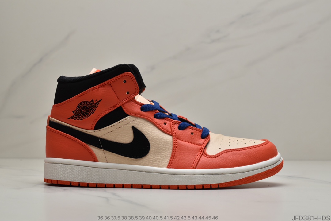 170 公司级  乔丹/Air Jordan 1 Mid “Light Smoke Grey”烟灰  AJ1 乔1 中帮百搭休闲运动板鞋BQ6472 101