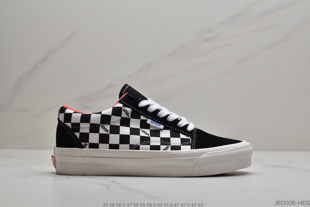 150 公司级 万斯Vans 棋盘格子 棋盘红口 黑白红色 Vault  夏季新品复古棋盘格 Vault  By  Vans 作为Vans旗下的高端支线