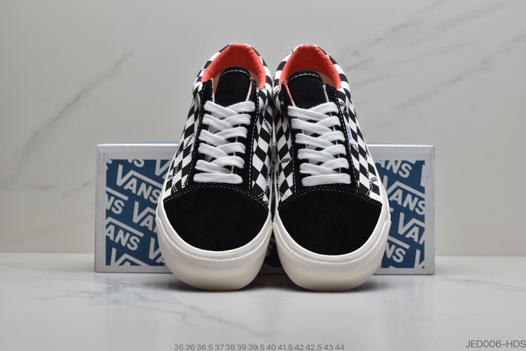 150 公司级 万斯Vans 棋盘格子 棋盘红口 黑白红色 Vault  夏季新品复古棋盘格 Vault  By  Vans 作为Vans旗下的高端支线