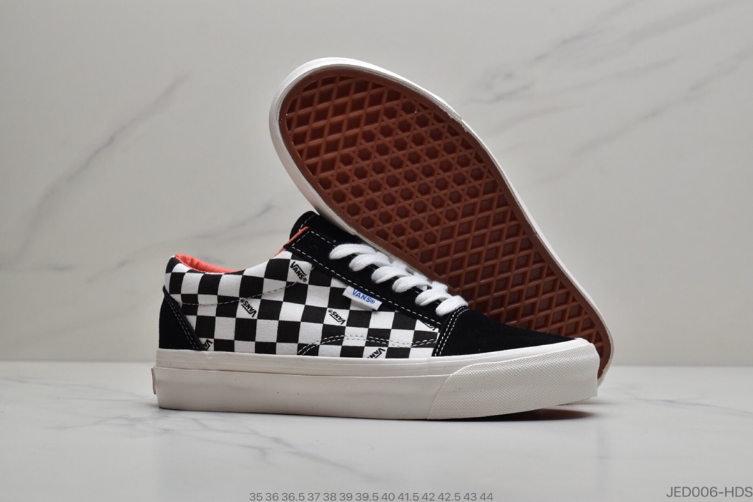 150 公司级 万斯Vans 棋盘格子 棋盘红口 黑白红色 Vault  夏季新品复古棋盘格 Vault  By  Vans 作为Vans旗下的高端支线
