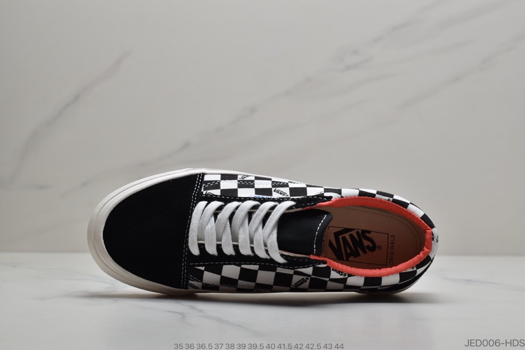 150 公司级 万斯Vans 棋盘格子 棋盘红口 黑白红色 Vault  夏季新品复古棋盘格 Vault  By  Vans 作为Vans旗下的高端支线