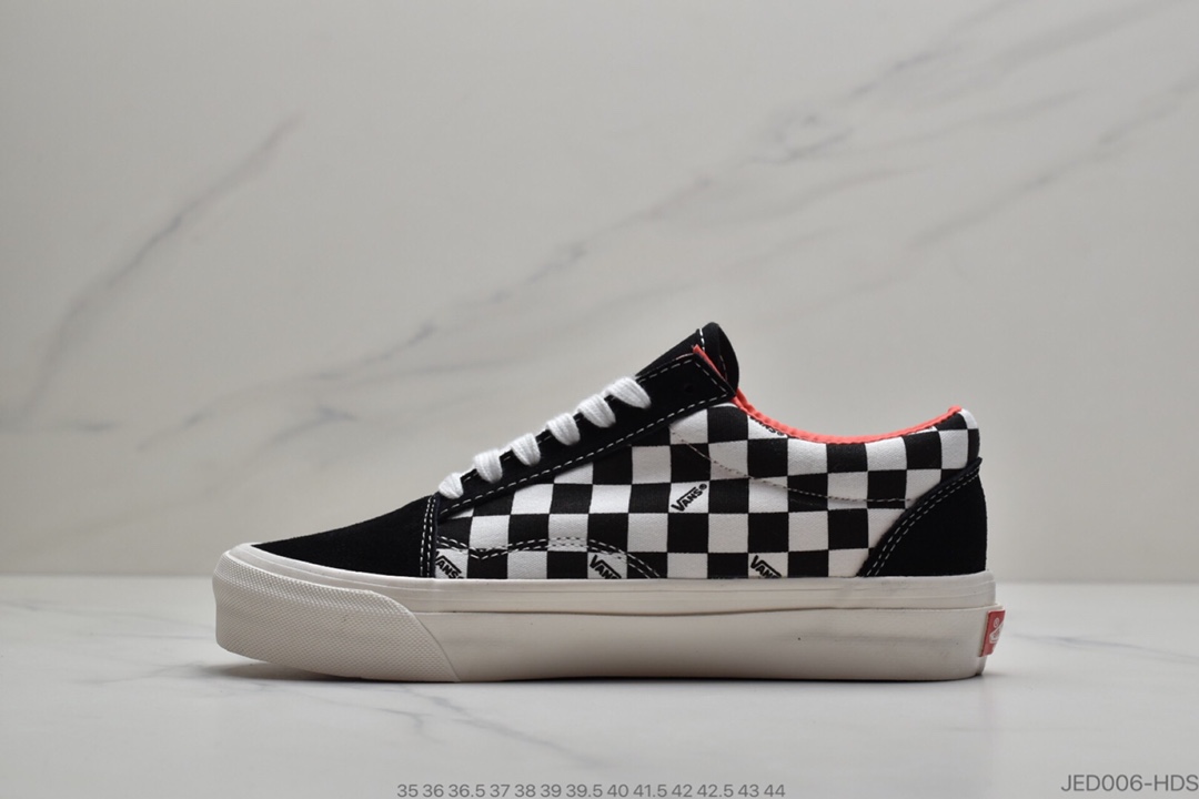 150 公司级 万斯Vans 棋盘格子 棋盘红口 黑白红色 Vault  夏季新品复古棋盘格 Vault  By  Vans 作为Vans旗下的高端支线