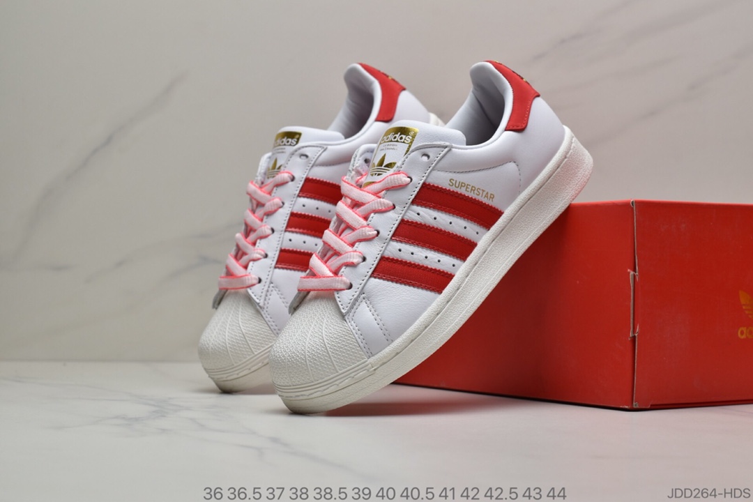 120 公司级 Adidas Originals SUPERSTAR ”CNY”2019中国新年特别系列 “皮革白中国狮头刺绣” 货号G27571