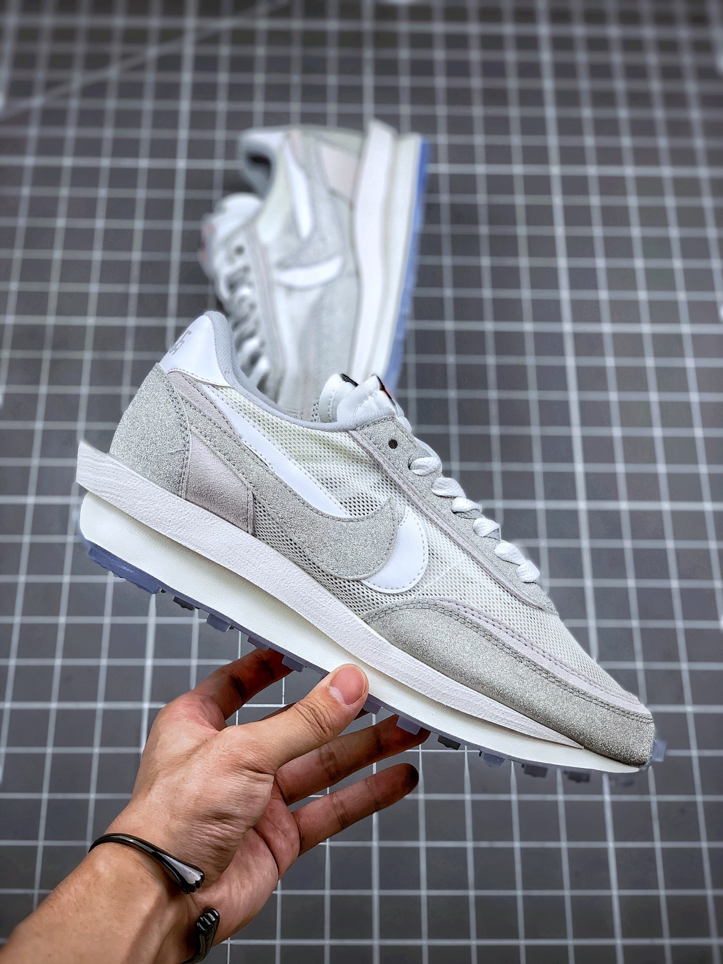 220 Sacai x Nike LVD Waffle Daybreak 满天星 双钩双鞋舌BV5053-100
