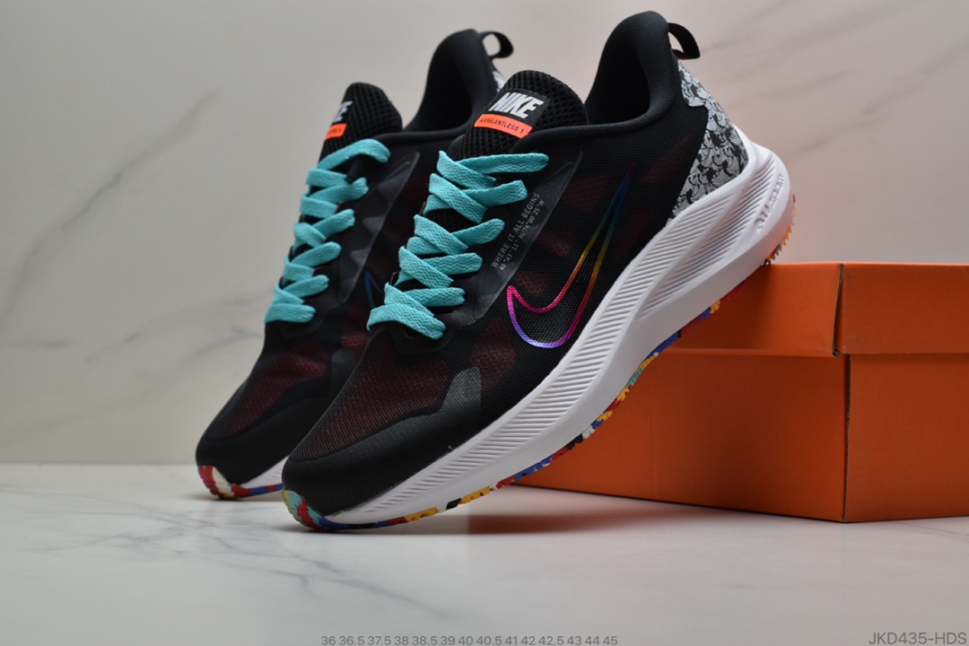 160 公司级 耐克Nike Air Relentles S1 全新马拉松系列 耐磨避震休闲运动跑步鞋 QA9918-005
