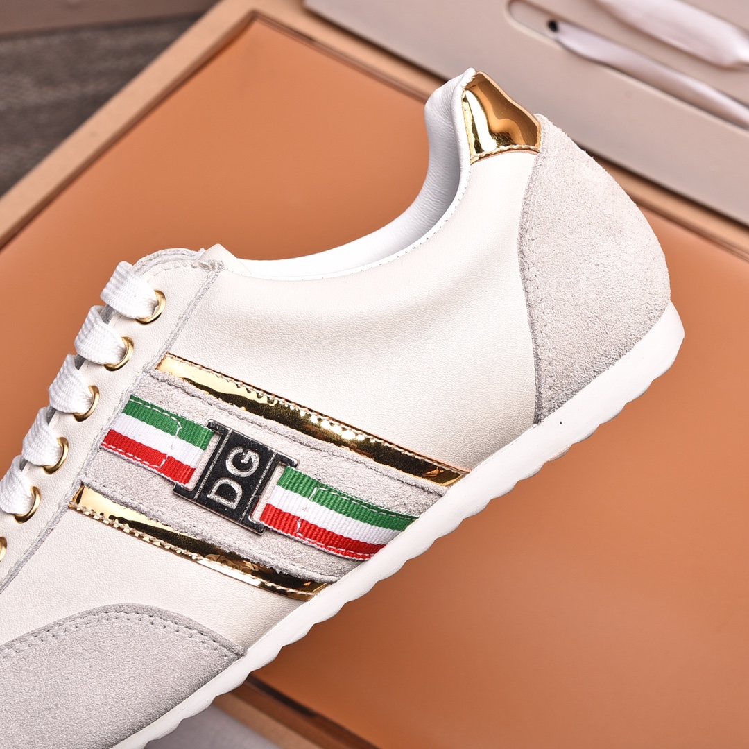 precio de fábrica "DOLCE & GABBANA [Dolce & Gabbana] de alta calidad . Low-top casual DG zapatos de 