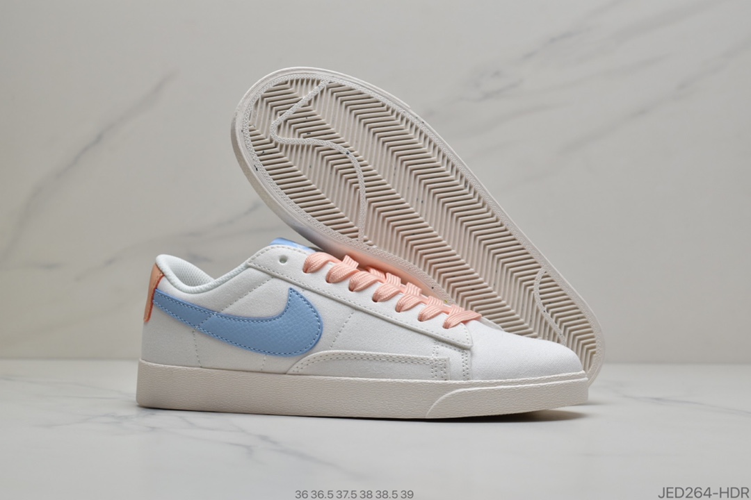 150 公司级 耐克/Nike WMNS Blazer Low LX 开拓者 低帮百搭休闲运动帆布板鞋AV9371 604