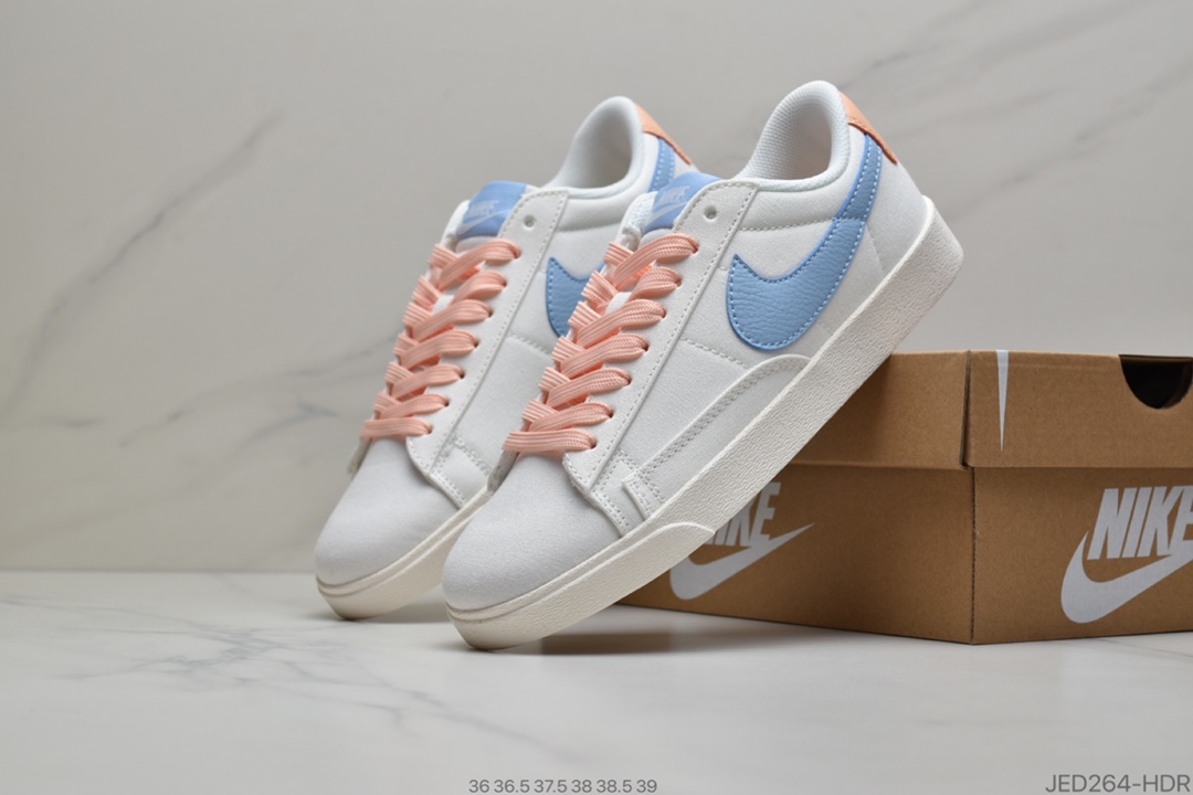 150 公司级 耐克/Nike WMNS Blazer Low LX 开拓者 低帮百搭休闲运动帆布板鞋AV9371 604