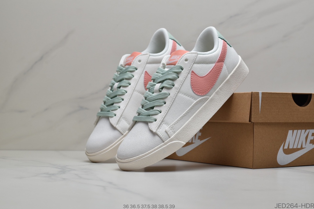 150 公司级 耐克/Nike WMNS Blazer Low LX 开拓者 低帮百搭休闲运动帆布板鞋AV9371 604