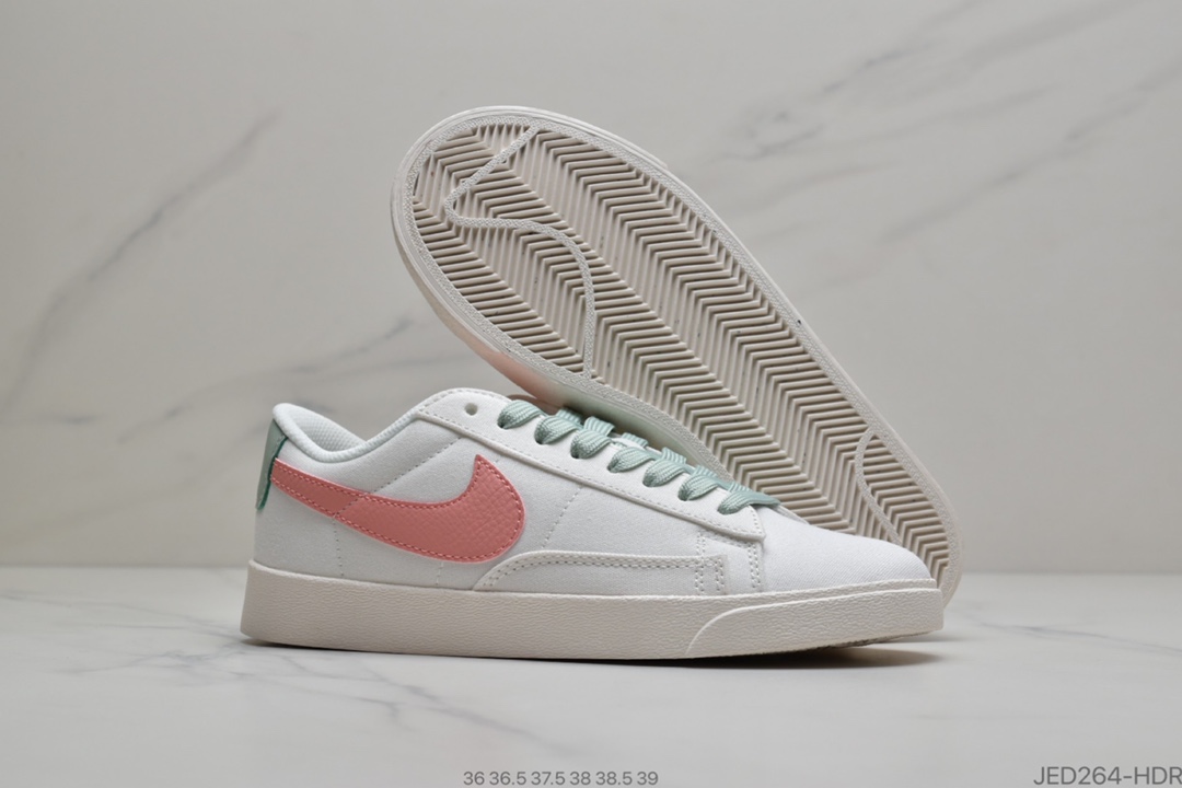 150 公司级 耐克/Nike WMNS Blazer Low LX 开拓者 低帮百搭休闲运动帆布板鞋AV9371 604