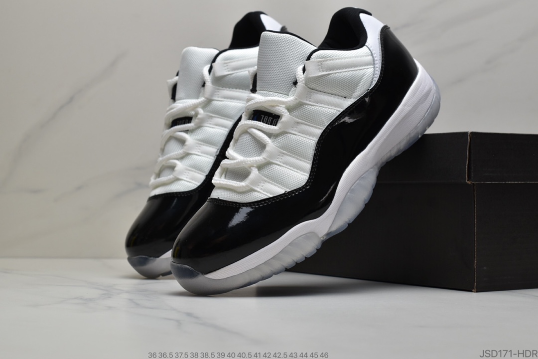 200 公司级 新渠道Air Jordan 11 Low Bred AJ11 黑红外线 原厂标 正品真碳纤 篮球鞋 528895-023