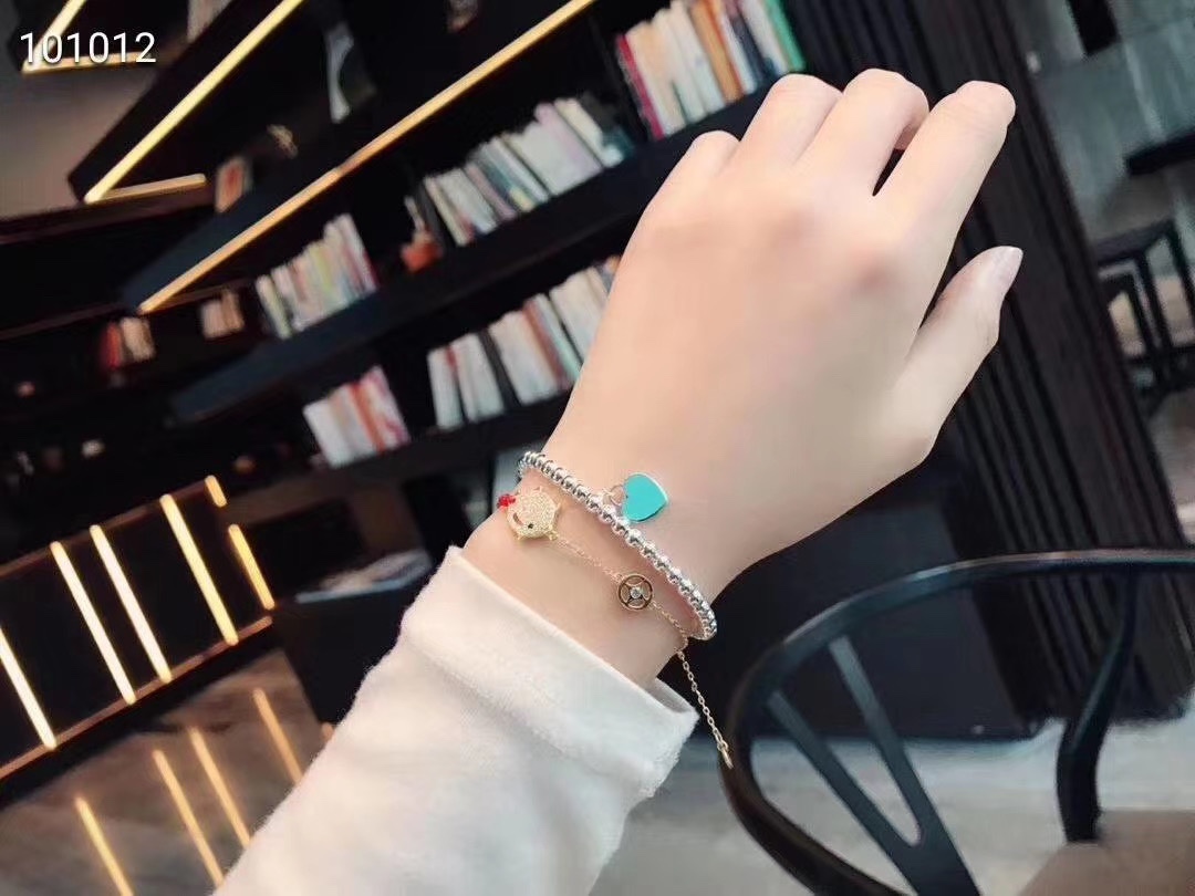 Tiffany & Co. 项链 手链 Tiff*ny&Co. 万年 珐琅蓝心