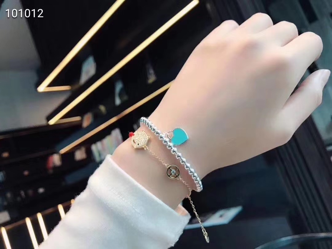 Tiffany & Co. 项链 手链 Tiff*ny&Co. 万年 珐琅蓝心