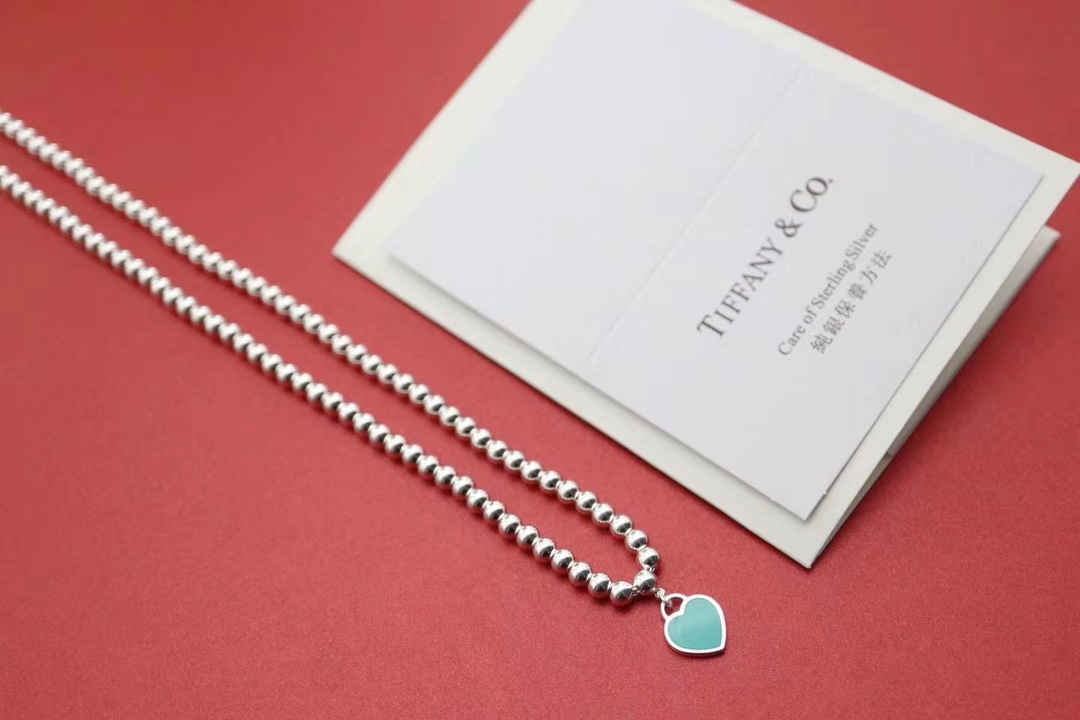 Tiffany & Co. Tiff*ny&Co.蒂芬妮之星 心牌项链