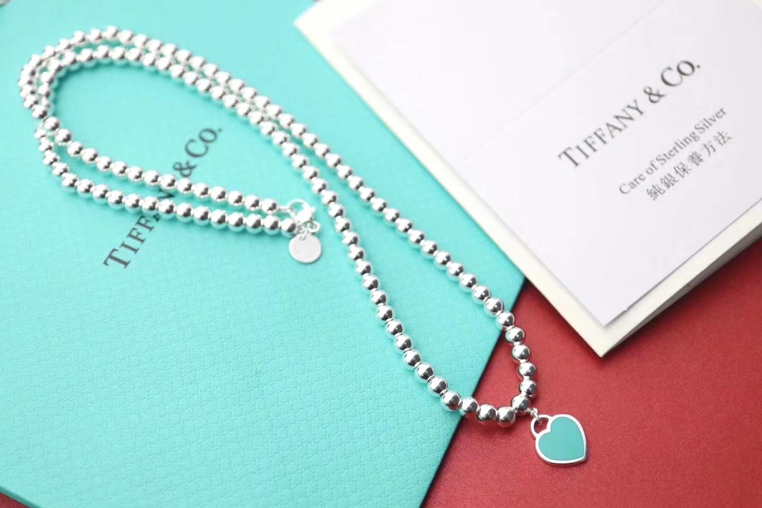 Tiffany & Co. Tiff*ny&Co.蒂芬妮之星 心牌项链