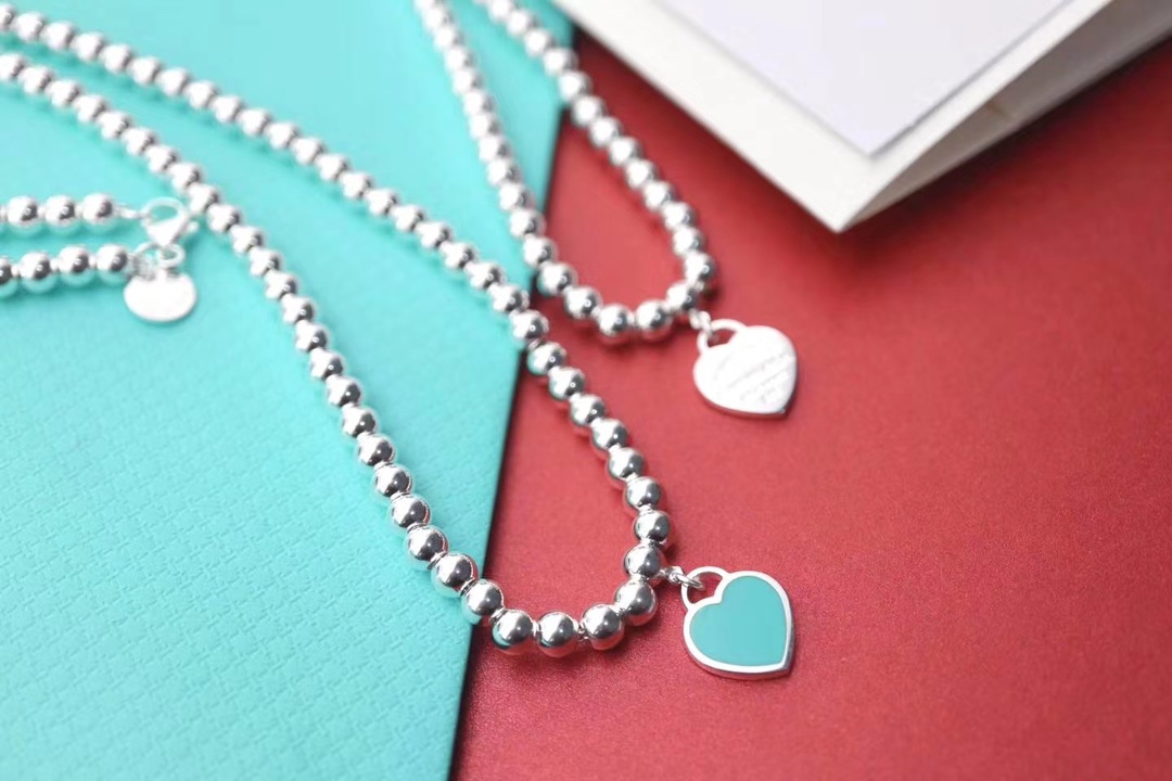 Tiffany & Co. Tiff*ny&Co.蒂芬妮之星 心牌项链