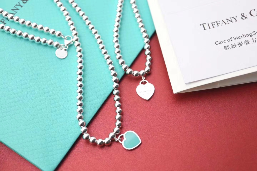 Tiffany & Co. Tiff*ny&Co.蒂芬妮之星 心牌项链
