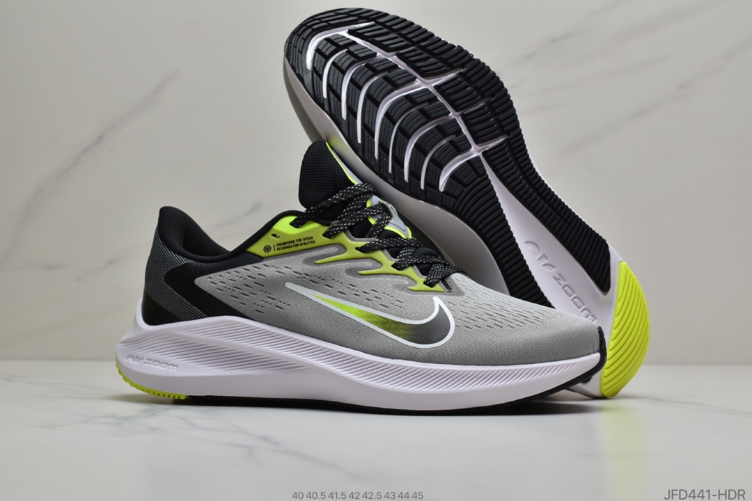 170 公司级 Nike Zoom WINFLO 7 代 登月轻质透气休闲运动跑步鞋CJ0291-004 002