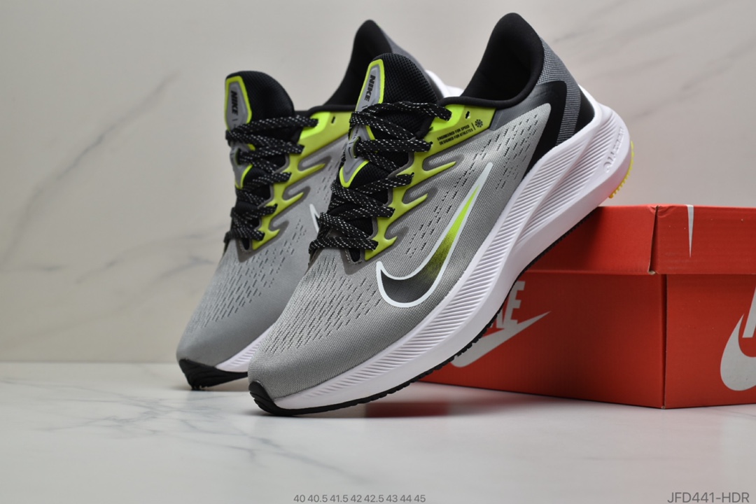 170 公司级 Nike Zoom WINFLO 7 代 登月轻质透气休闲运动跑步鞋CJ0291-004 002