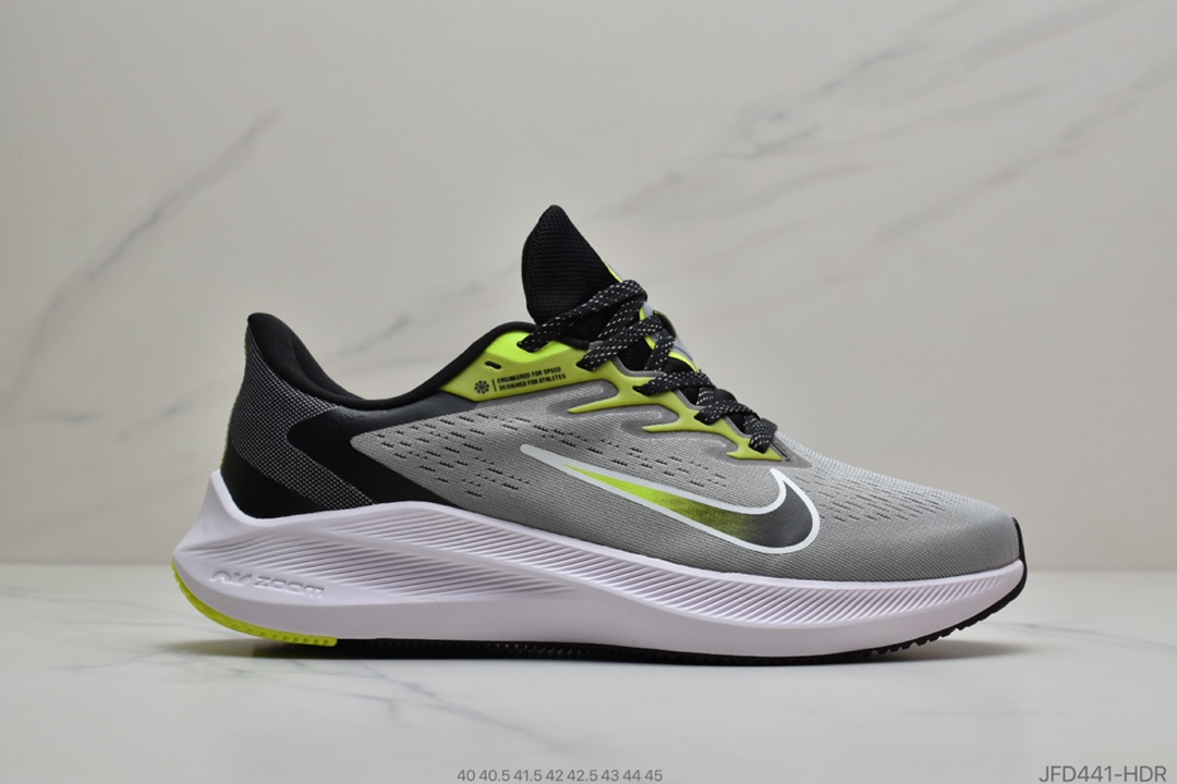 170 公司级 Nike Zoom WINFLO 7 代 登月轻质透气休闲运动跑步鞋CJ0291-004 002