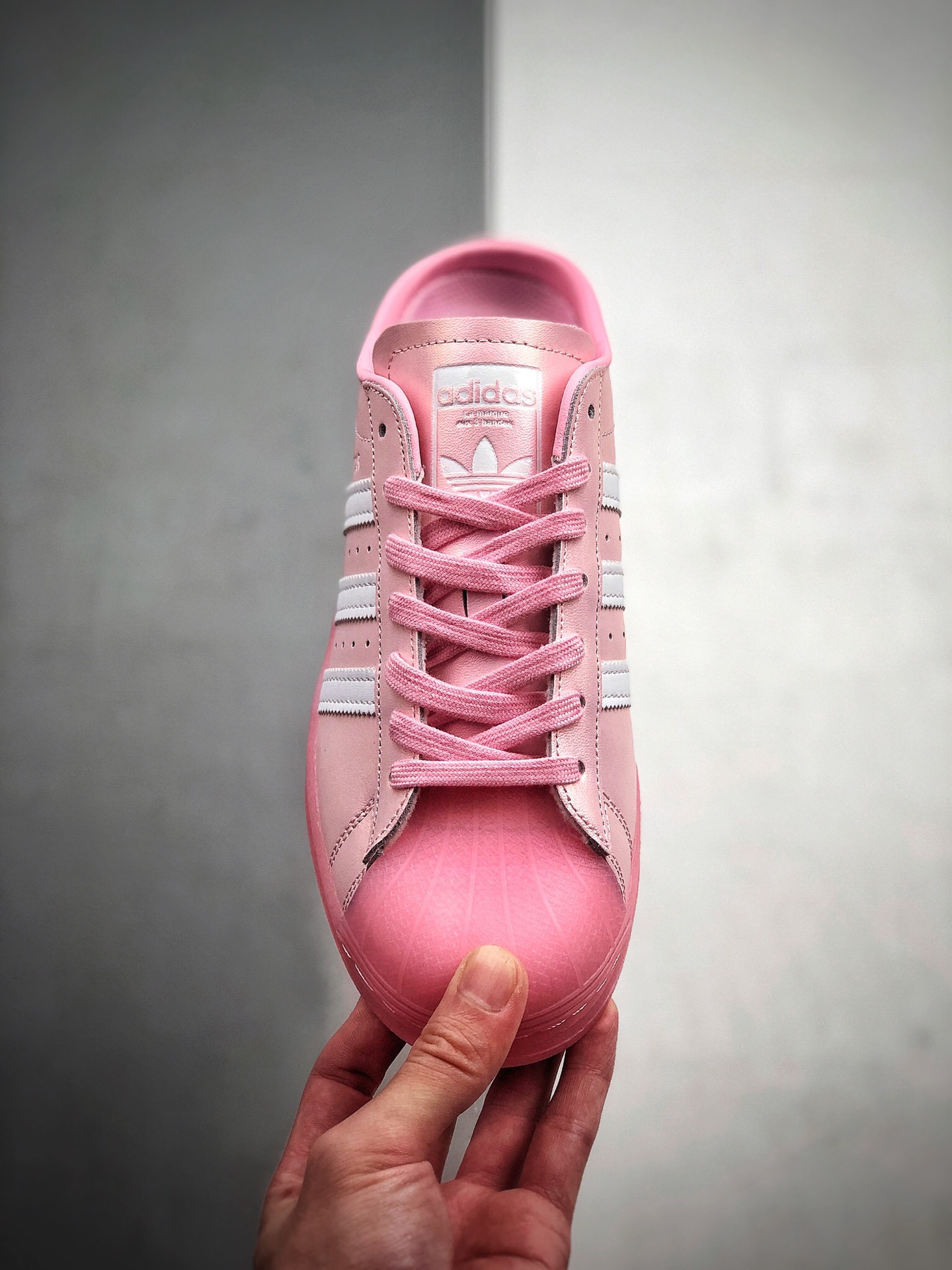 160 阿迪达斯Adidas AD Originals SUPERSTAR W 贝壳头半拖 一脚蹬 懒人鞋 FX2756